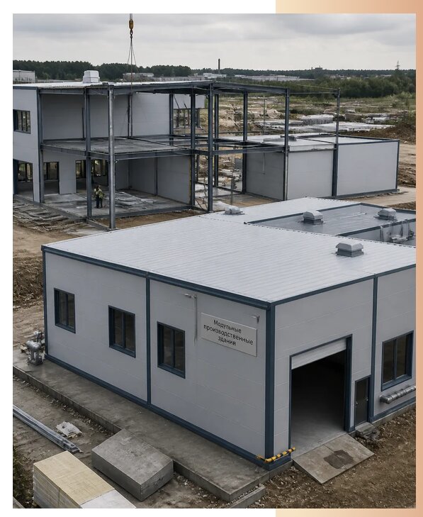 Модульные производственные здания в Котласе по цене от 36271 р. | БытовкаПрофи-Ктл